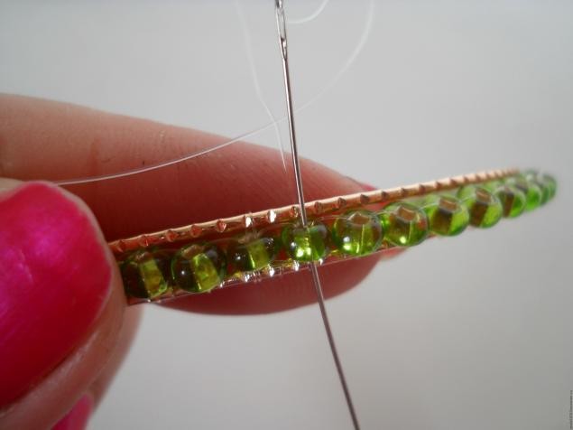 Ажурный браслет "Бабочки": часть 2