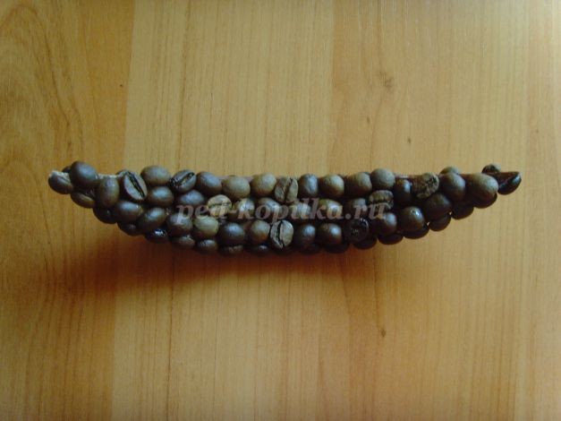 Панно из кофейных зерен: мастер-класс, часть 2