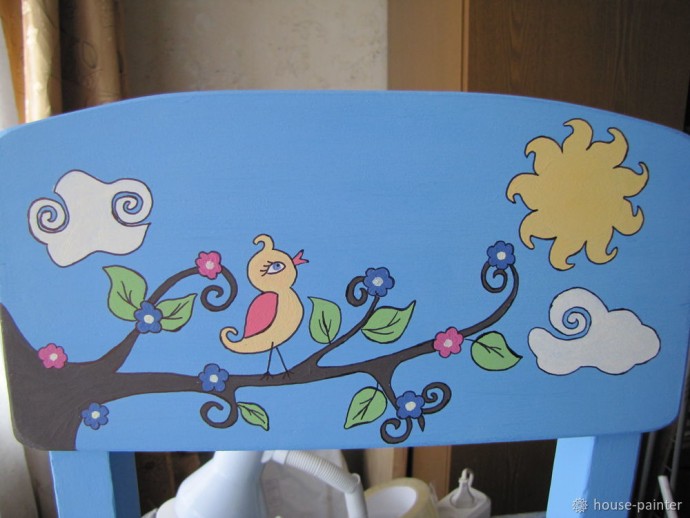 Мастерим необычный детский стульчик-развивалку