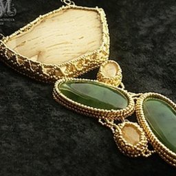 Вышиваем колье-кулон "Imagine": часть 1