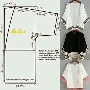 Стильные накидки кимоно