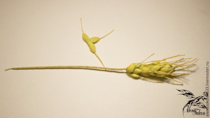 ​Делаем колосок из фоамирана: часть 3