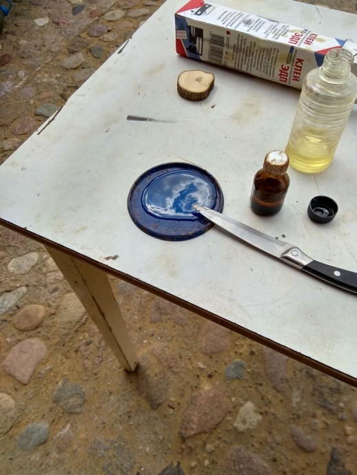 ​Делаем оригинальные деревянные часы из спилов: часть 1