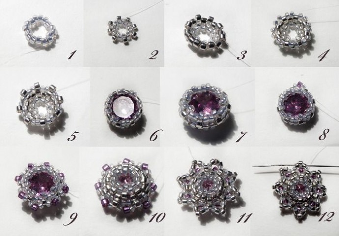 Интересное оплетение риволи