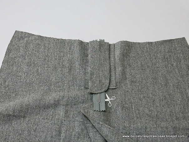 Как пришить молнию к брюкам