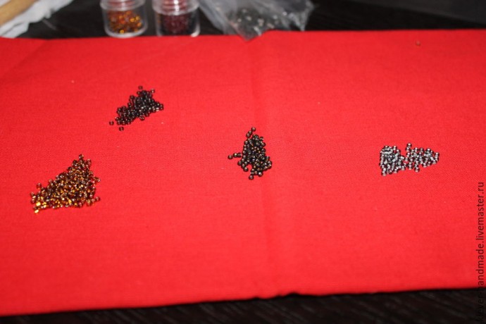 Создаем колье из бисера "Звездная Ночь": часть 1 Создаем колье из бисера "Звездная Ночь": часть 1