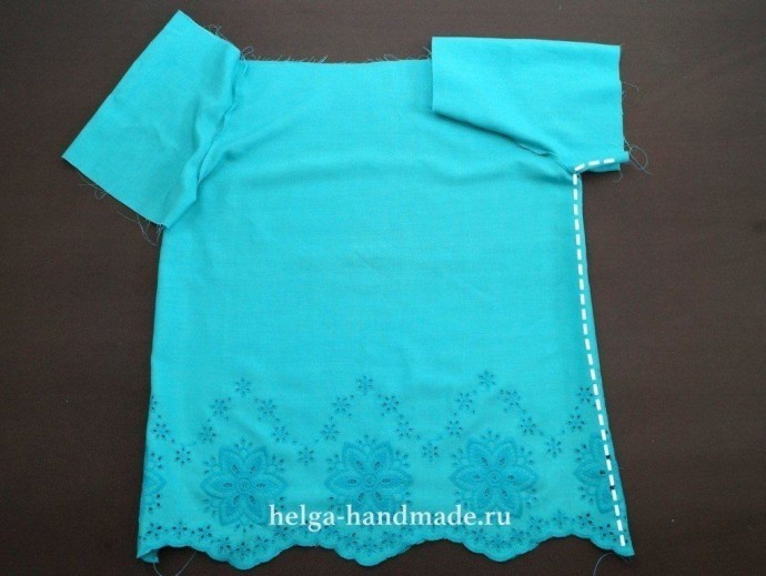 ​Лёгкая в пошиве блузка по простой выкройке