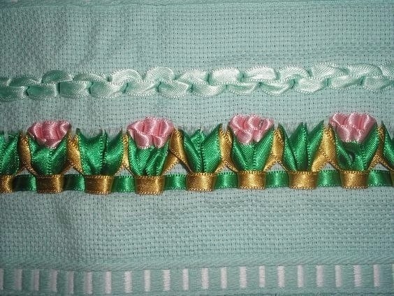 ​Мережка с лентами