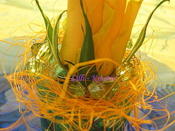 Мини-композиция в рюмке