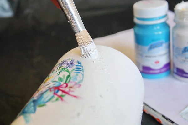 ​Преображаем пивную кружку в чудесную вазочку: часть 2