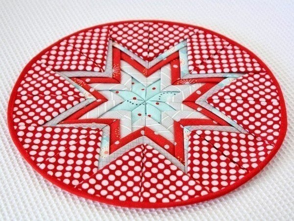 ​Салфетка в технике лоскутного шитья: мастер-класс