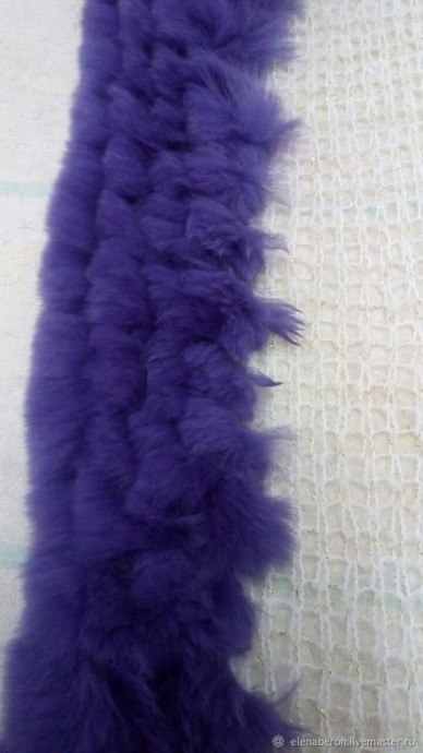 Создаем меховой шарф своими руками