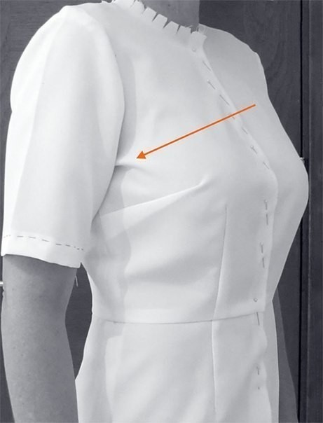 Устраняем заломы в области проймы