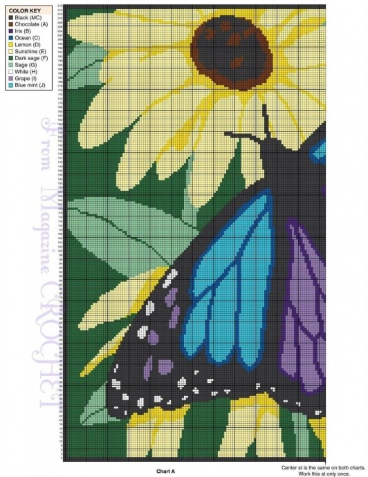 Вяжем плед спицами