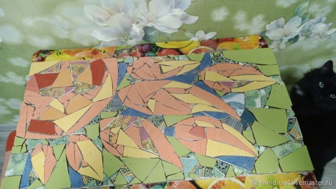 Делаем панно из битой плитки: часть 1