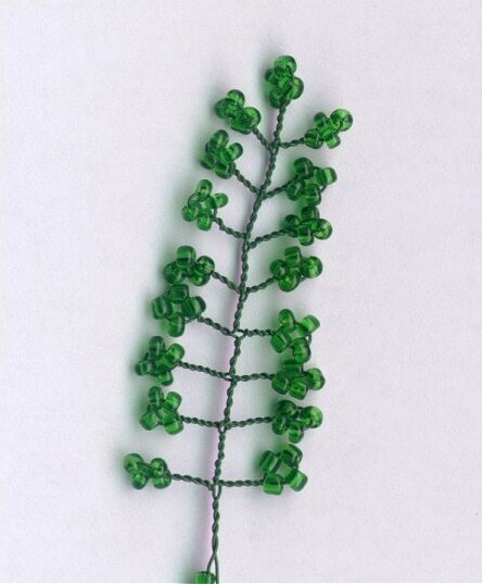 Композиция "Весенняя нежность" из бисера