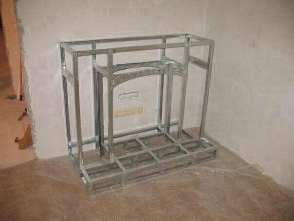 Камин из гипсокартона своими руками Камин из гипсокартона своими руками