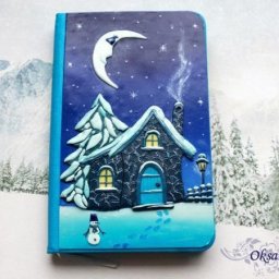 Декорируем записную книжку полимерной глиной