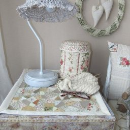 ​Шьем салфетку из обрезков ткани