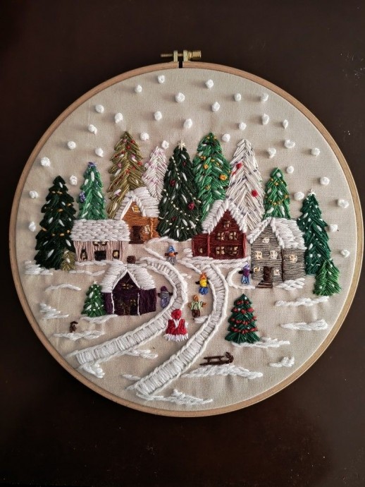 Вышивка к Новому году
