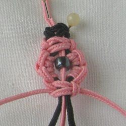 ​10 плетёных цепочек с бисером в технике макраме: часть 4