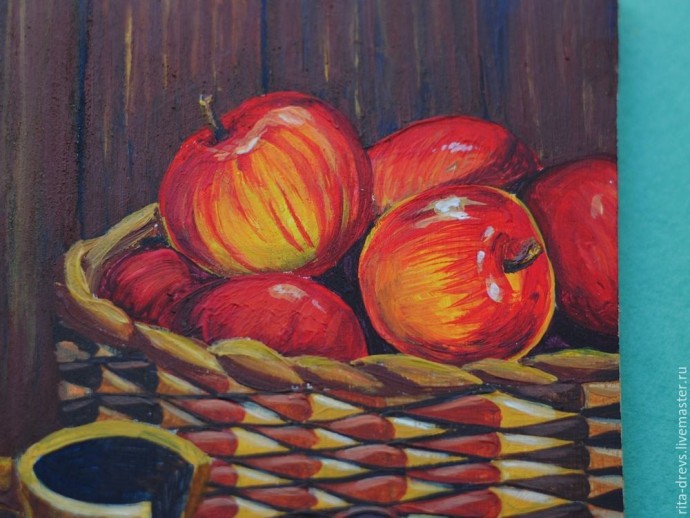 ​Рисуем акрилом добрых домашних духов на кухонной доске: часть 3