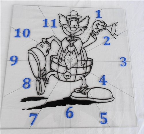 ​Создаем часы "Веселый клоун": часть 3