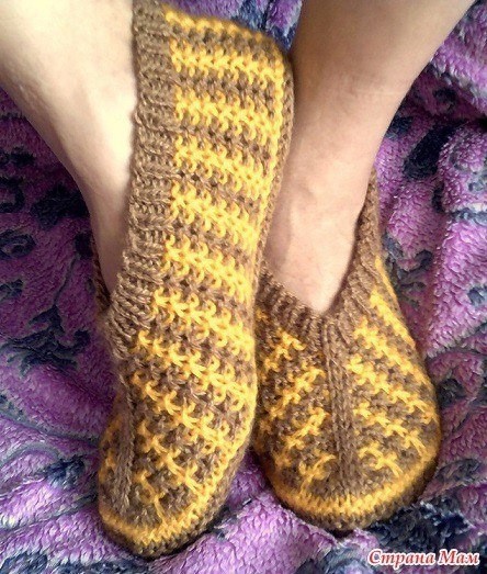 ​Вяжем уютные следки своими руками