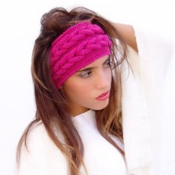 ​Вязано-плетеная повязка на голову