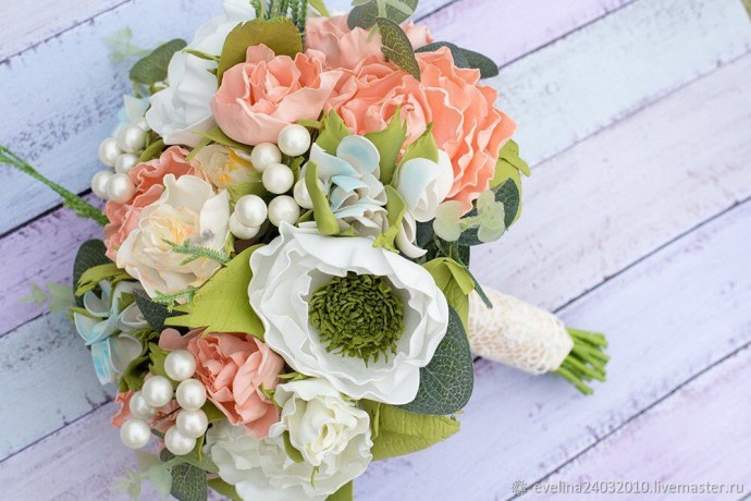 ​Чарующие букеты из фоамирана