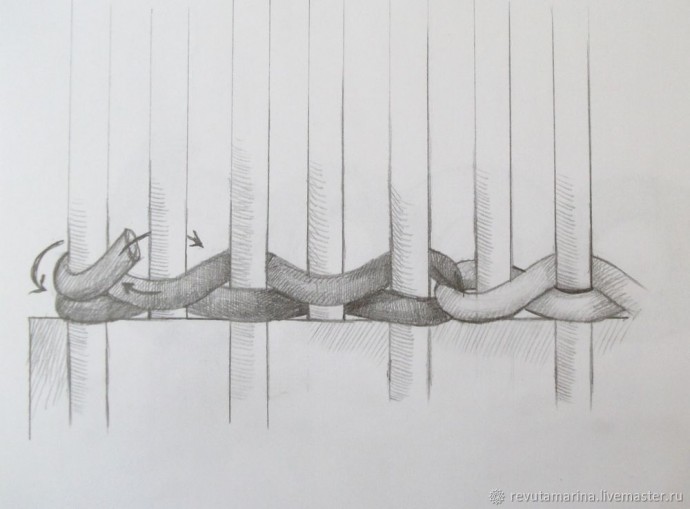 ​Ткём гобелен "Жар-птица": часть 2