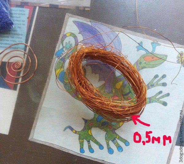​Wire wrap начинающим: простые, но эффектные серьги в стиле этно, часть 2