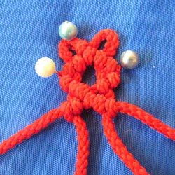 ​10 ажурных цепочек из 4-х нитей в технике макраме: часть 3