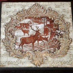 Декорируем чайную коробку "В старом шале": часть 1