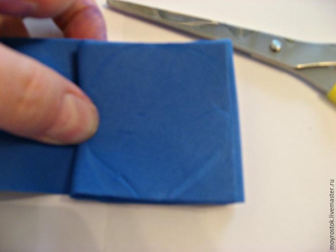 Делаем фантазийный цветок из фоамирана: часть 1