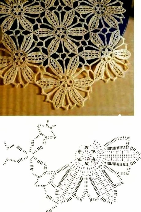 Изящные мотивы крючком