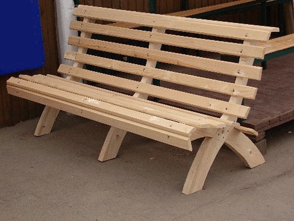 Создание простой садовой скамьи