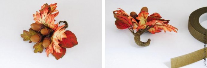 ​Мастер-класс по созданию гелевой свечи "Листопад" с украшением из фоамирана: часть 2