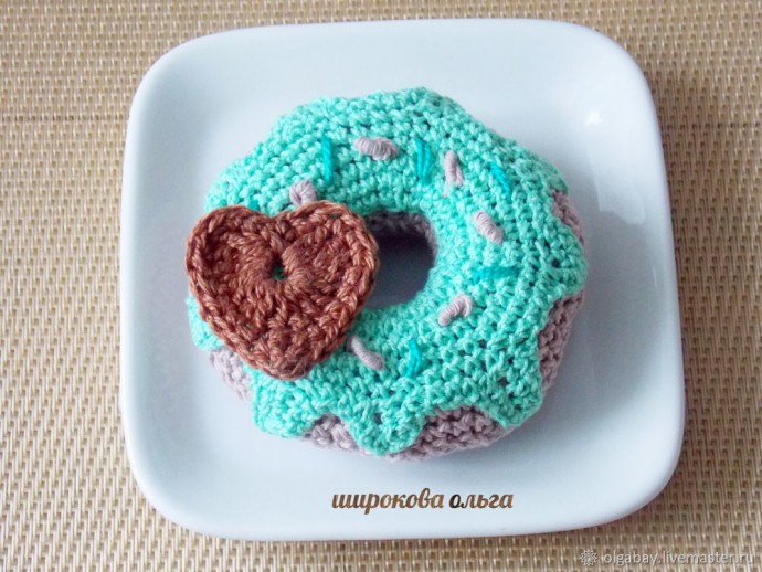 Вяжем пончики по рисункам