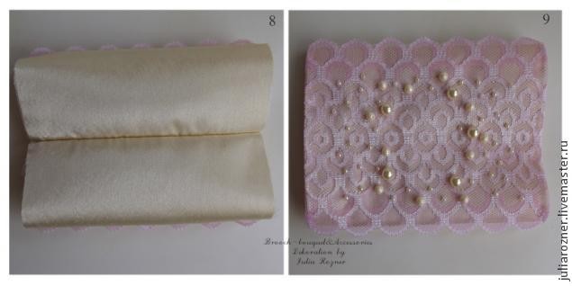 Изготовление подушечки для колец