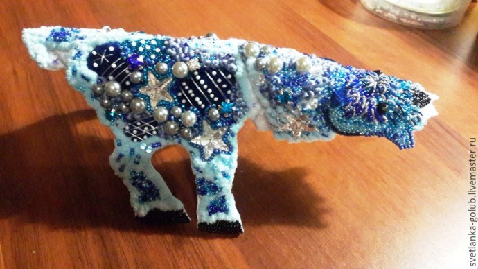 Создаем необычное интерьерное украшение в совмещенной технике вышивки и оригами: часть 2