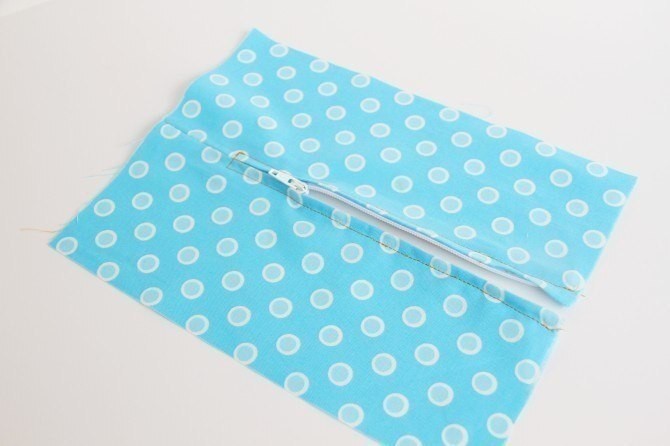 Простой способ втачивания молнии