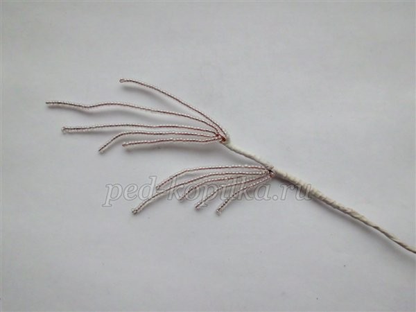 ​Цветы из бисера "Чудная фантазия": часть 3