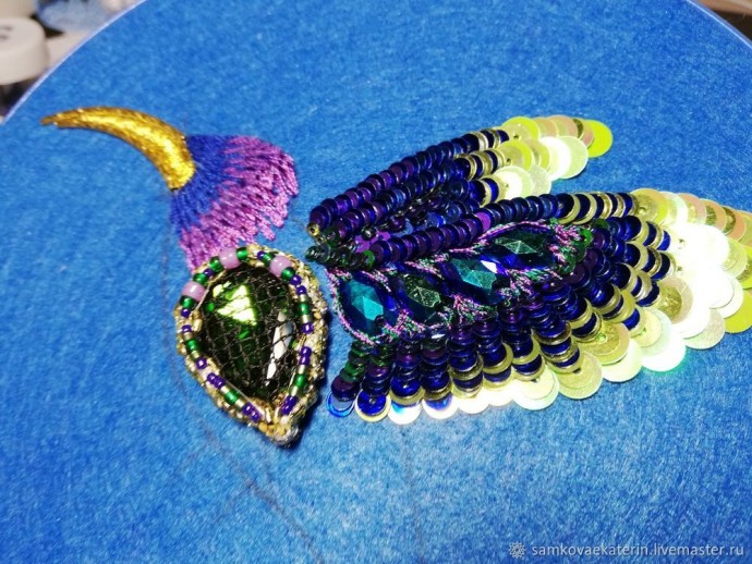 Делаем брошь "Колибри": часть 1