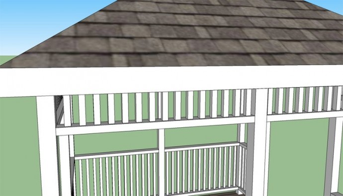 ​Деревянная беседка