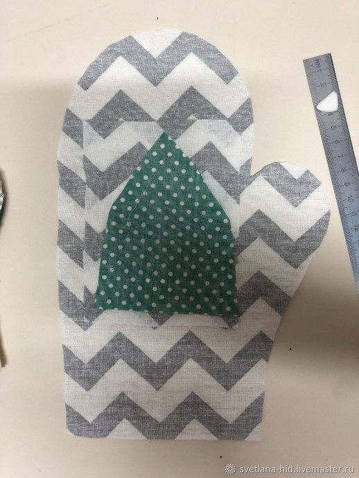 Шьём варежку-прихватку и прихватку Шьём варежку-прихватку и прихватку