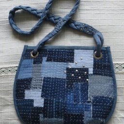 Шьем из джинсовой ткани сумочку в стиле "боро"