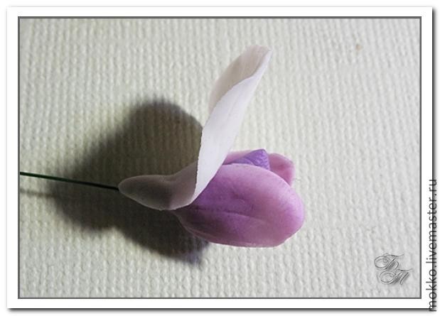 ​Лепка глицинии из полимерной глины: часть 3