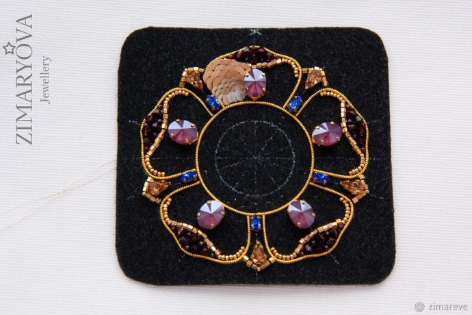 Мастерим брошь-цветок "Flower of the Universe": часть 2 Мастерим брошь-цветок "Flower of the Universe": часть 2