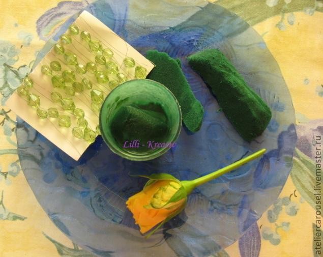 Мини-композиция в рюмке